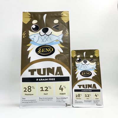 Εύκαμπτες τσάντες 3KG συσκευασίας τροφίμων τροφών πουλιών γατών σκυλιών φύλλων αλουμινίου αργιλίου για τη Pet