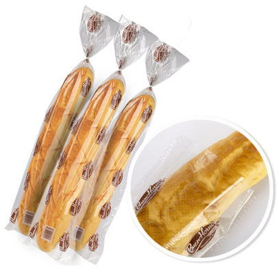 Πλαστικό PE FDA που συσκευάζει για το ψωμί Baguette 60-300 μικρά