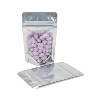 Mylar αργιλίου σαφής μπροστινή 8OZ-100OZ τσαντών συσκευασίας φύλλων αλουμινίου πλαστική ικανότητα σακουλών