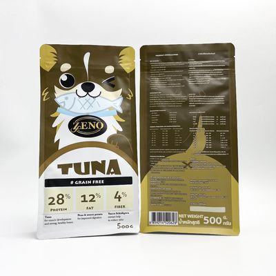 Εύκαμπτες τσάντες 3KG συσκευασίας τροφίμων τροφών πουλιών γατών σκυλιών φύλλων αλουμινίου αργιλίου για τη Pet