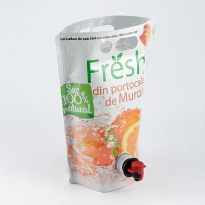 Η πλαστική Juicy υγρή συσκευάζοντας σακούλα ποτών συγκολλά με θερμότητα