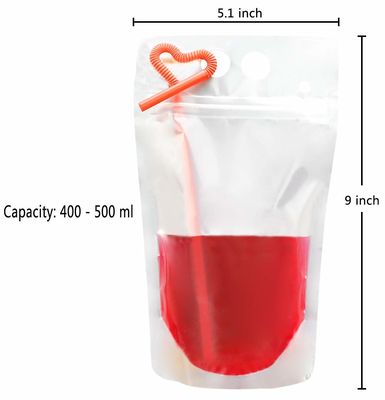 Υγρή συσκευάζοντας σακούλα 160z 32oz κόμματος εστιατορίων με τη λαβή